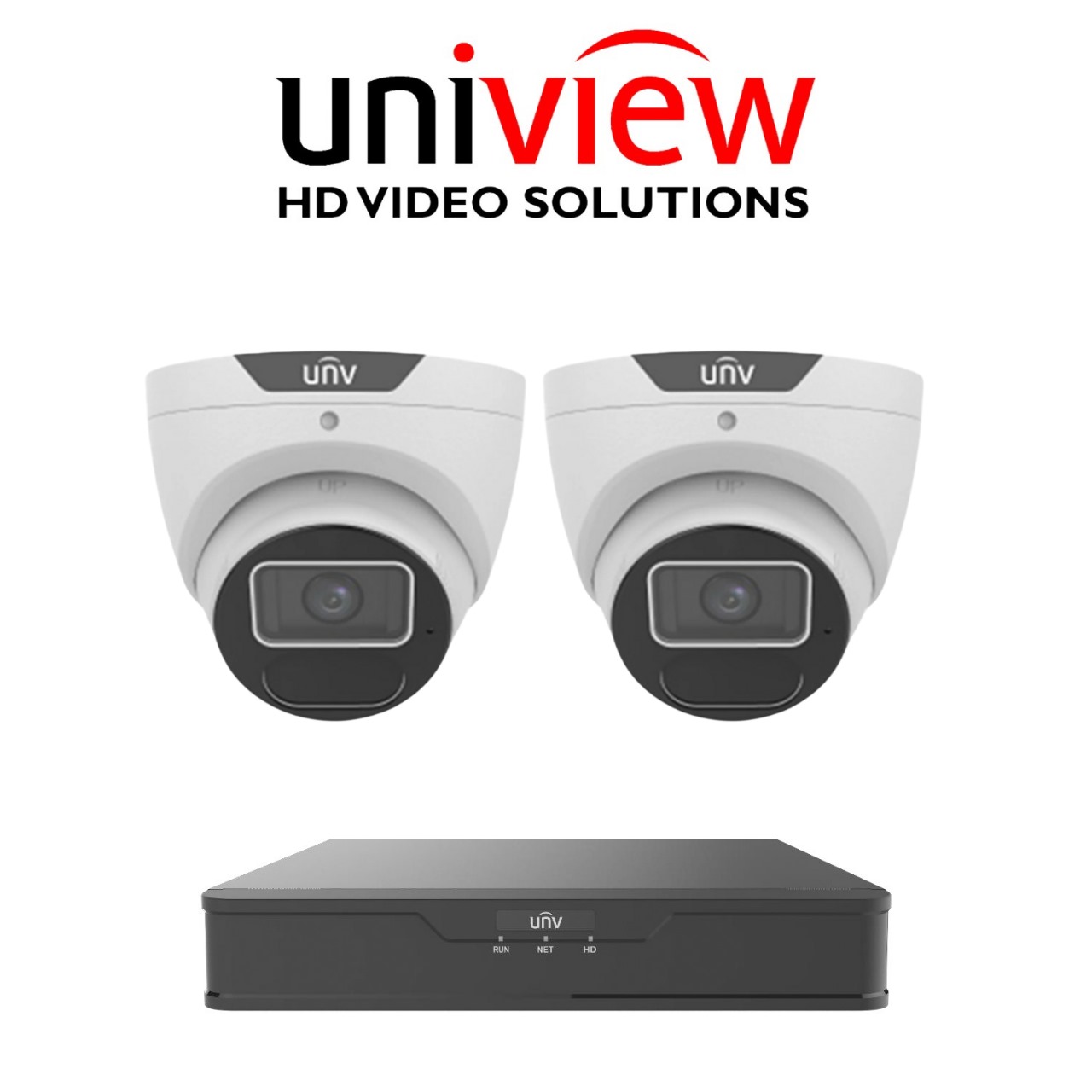 Uniview 6MP 4 Camera IP CCTV Camera Installation