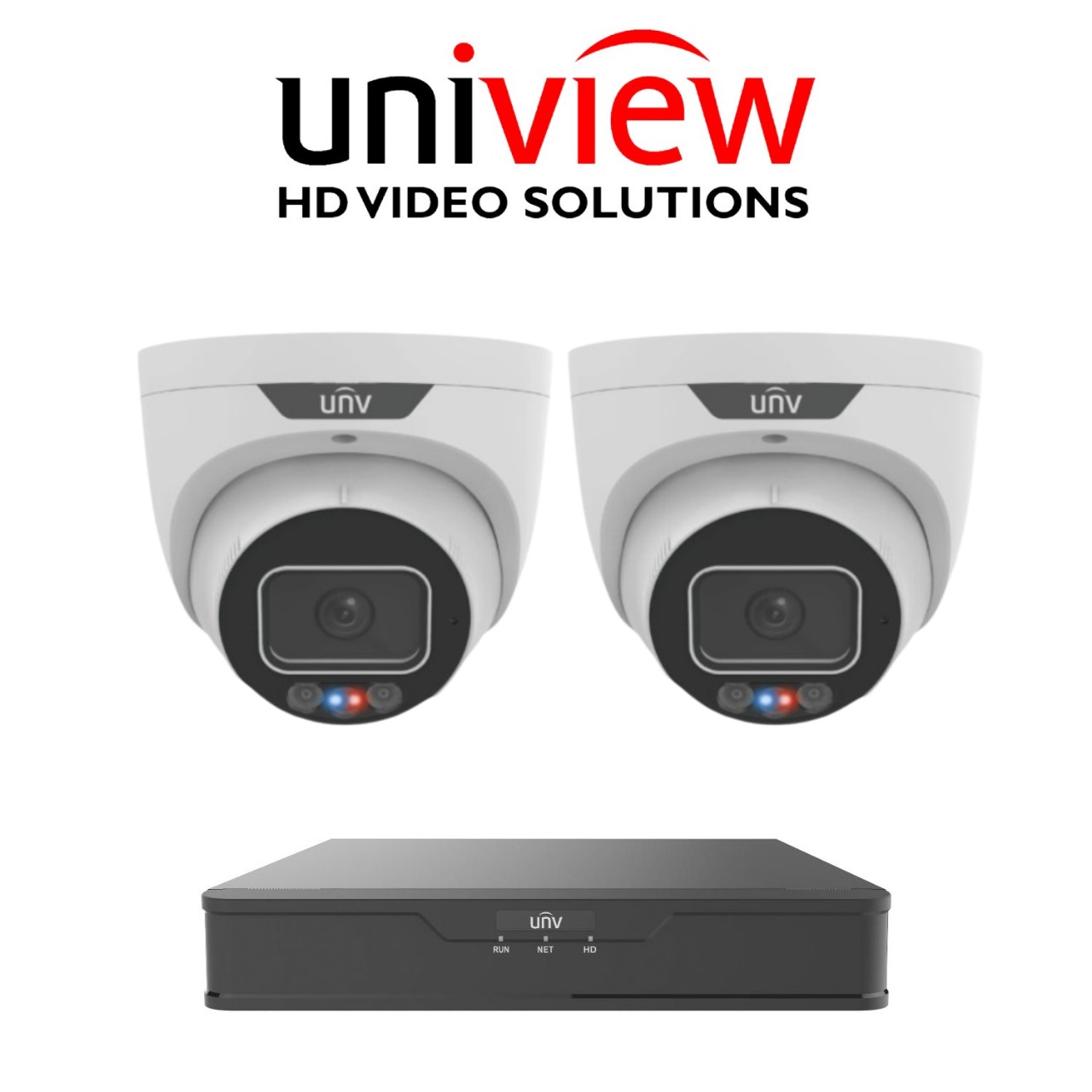 Uniview Tri-Guard 2 Camera IP CCTV kit